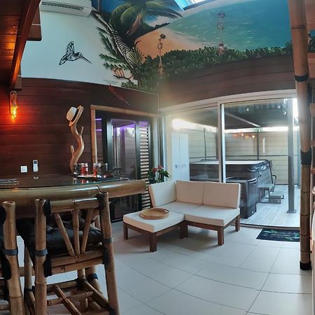 La Kaz Rhumantique Sauna And Spa Privatif La Rivière-Saint-Sauveur Eksteriør billede