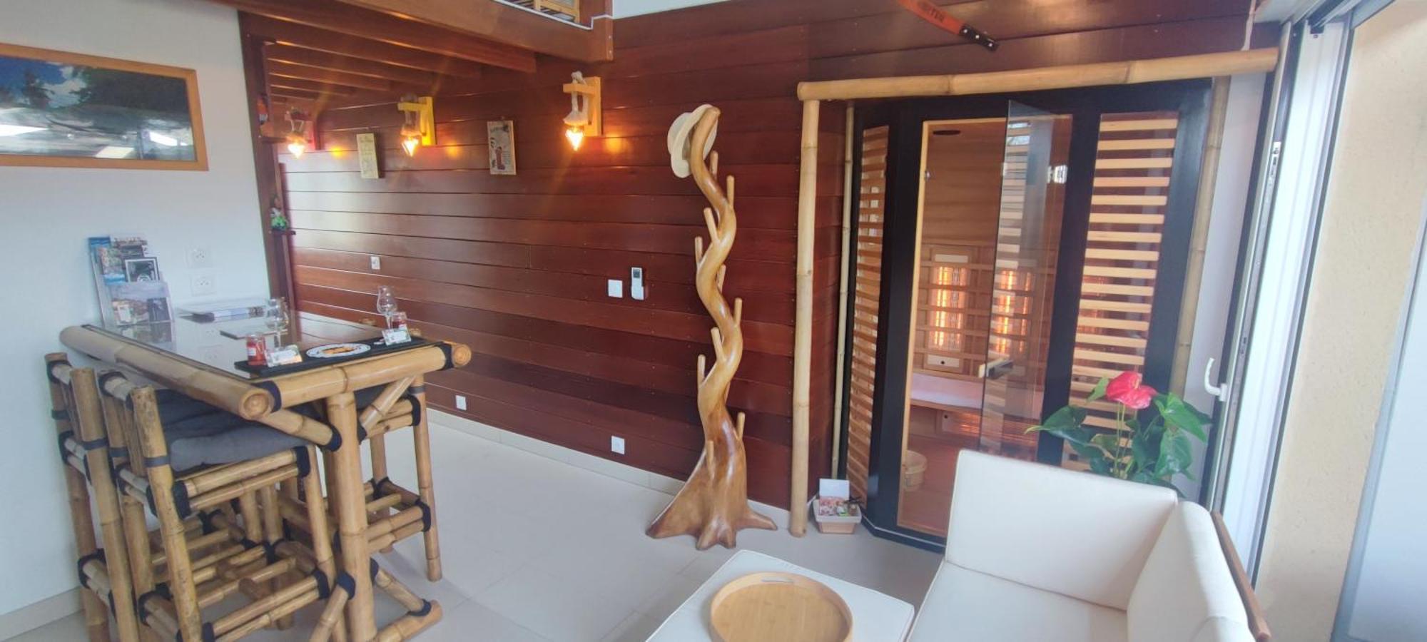 La Kaz Rhumantique Sauna And Spa Privatif La Rivière-Saint-Sauveur Eksteriør billede